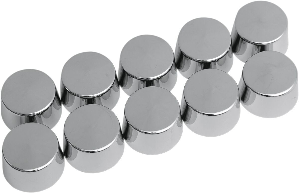 Drag Specialties Chrome Hex Bolt/Nut Cover 5/16