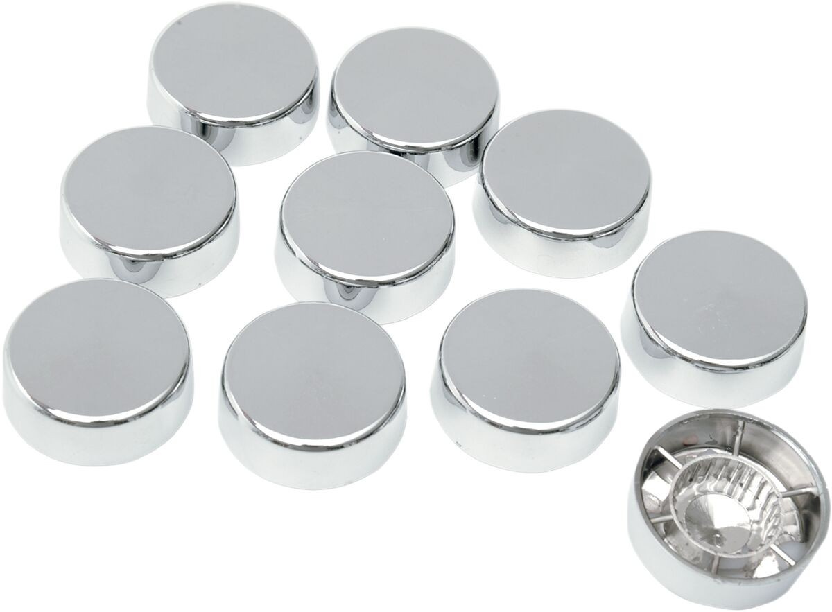 Drag Specialties Chrome Hex Bolt/Nut Cover 5/8