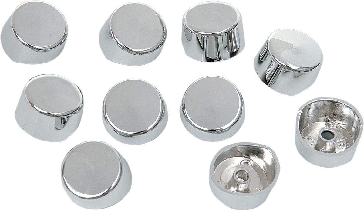 Drag Specialties Chrome Hex/Torx Bolt/Nut Cover 7/16