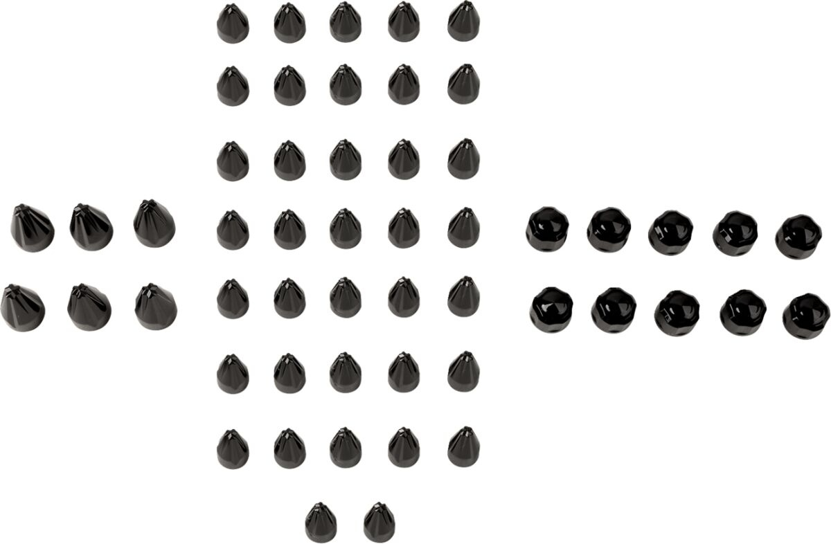 Ciro Cap Fluted M8 Blk Cap Fluted M8 Blk