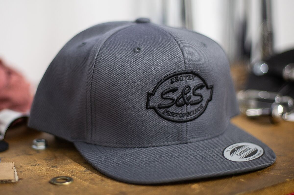 S&S Cycle  Hat S&S Snapback Grey