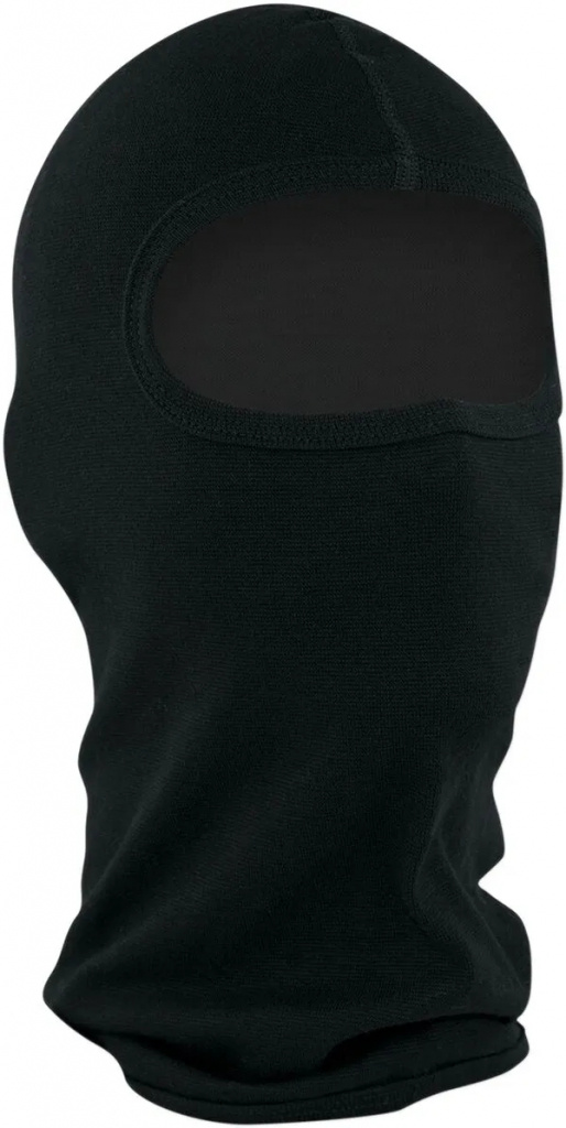 Zan Headgear Balaclava Cotton Black One Size Balaclava Cotton Black