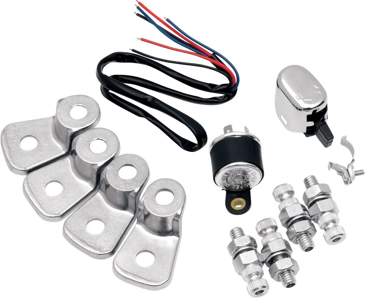K&S Technologies Turn Signal Kit With Brackets T/Signal Kit W/Chr Brkt