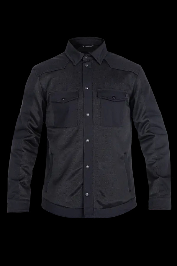 Aero Mesh Motoshirt Black 4XL