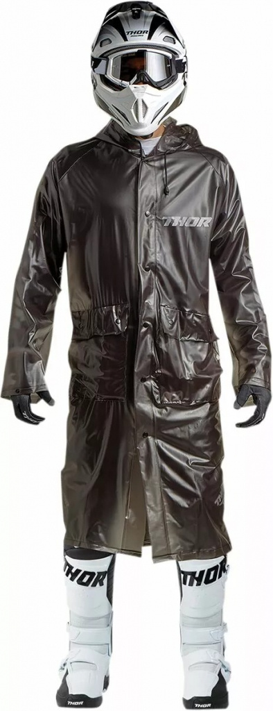 Thor Excel Trench S8 Rain Jacket Black One Size Trench Rainjct S8 Bk O