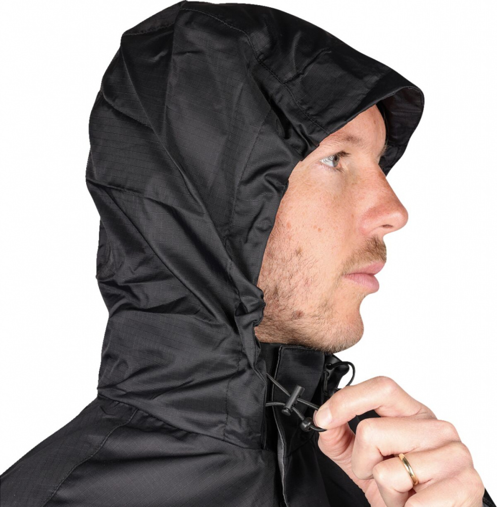 Thrashin Supply Co. Jacket Mission Waterproof Rain Black