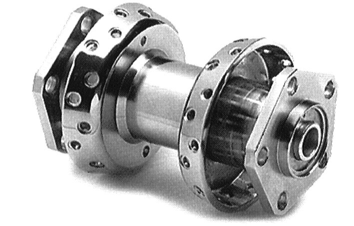 Hub 73-84 for disc, FL front/back, FX back,complete,  7/16