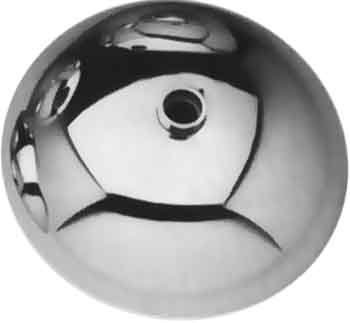 Hub cap front FL 73-80, chrome