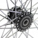 Black Front 40 Spoke Spool Hub Wheel 21 x 2.15 fits Harley (3/4