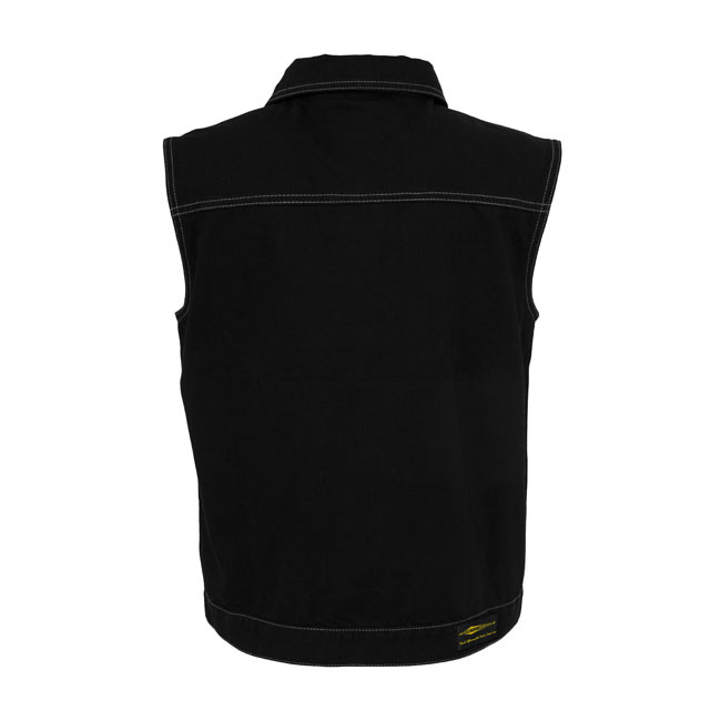 MCS denim vest black Size 2XL The MCS Denim vest is a classic one! You