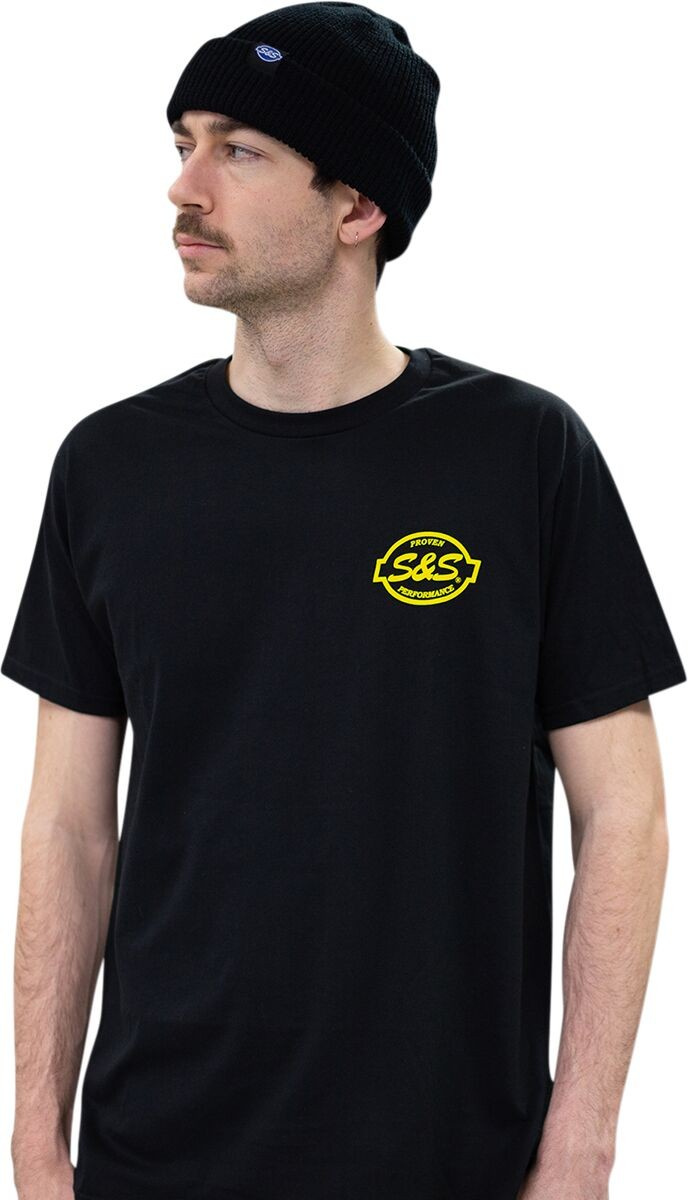S&S Cycle  Tee Shirt S&S Black S