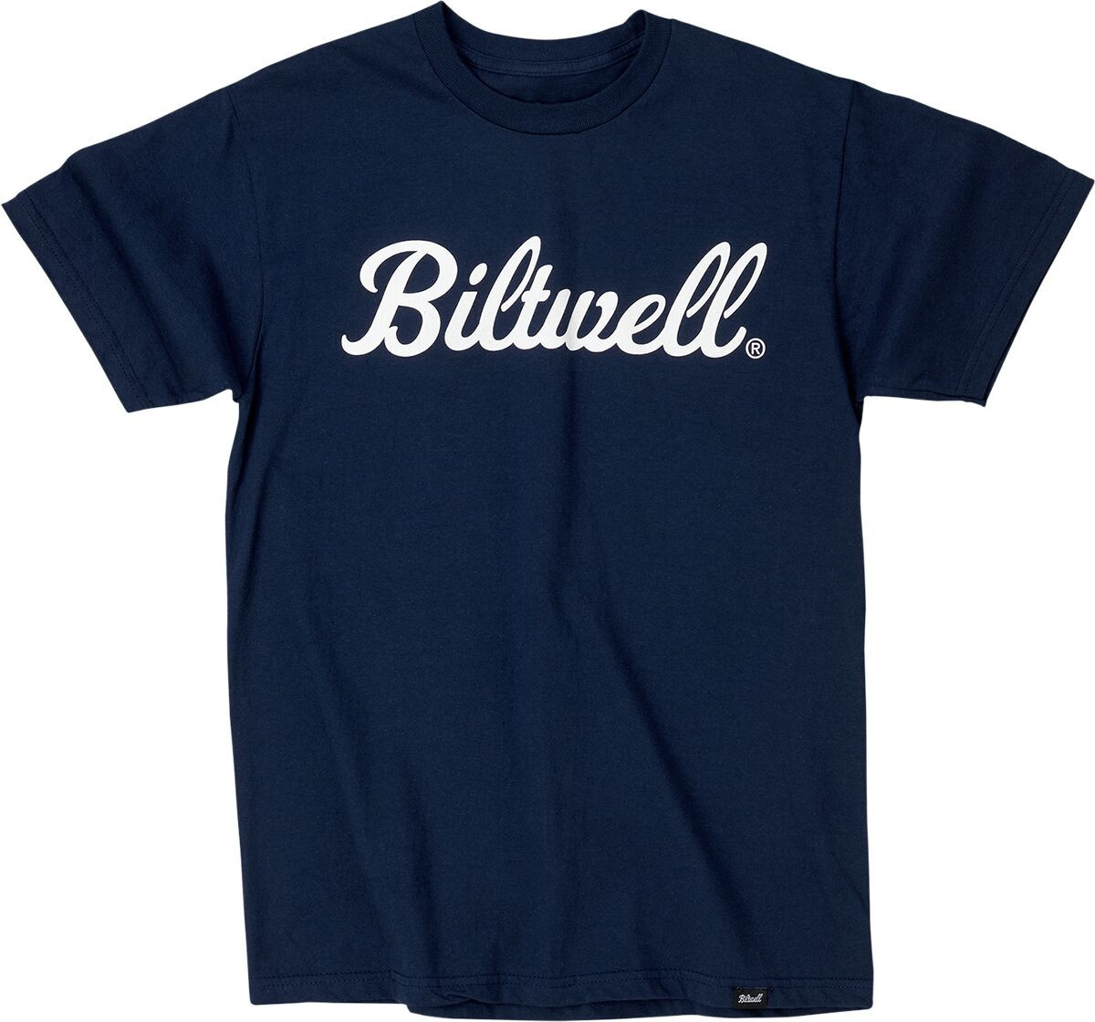 Biltwell  Tee Script Navy Sm