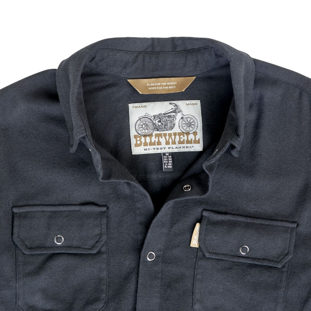 Biltwell  Shirt Flannel Hi Test Black Md