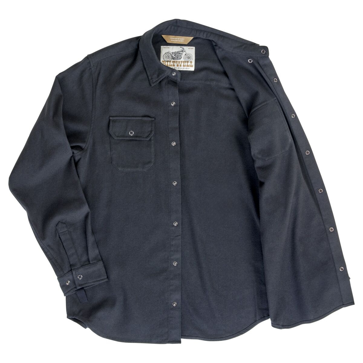 Biltwell  Shirt Flannel Hi Test Black Md