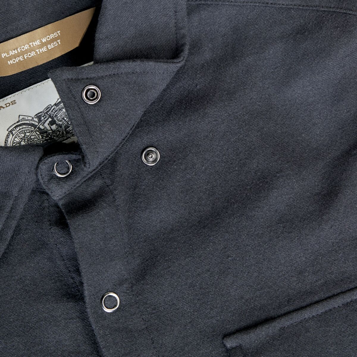 Biltwell  Shirt Flannel Hi Test Black Md