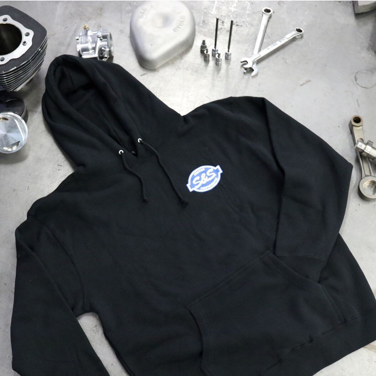 S&S Cycle Hoody Black S Hoody Black S