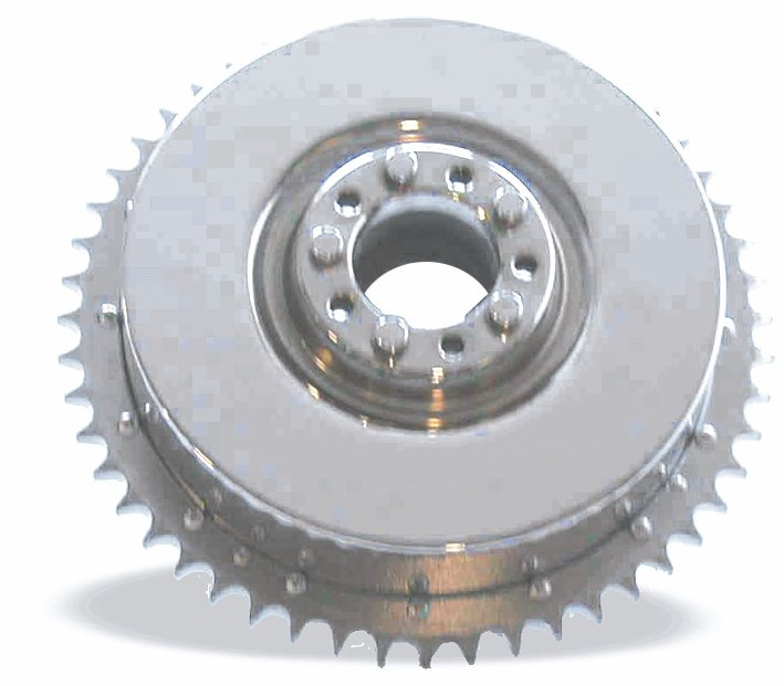 Brake drum rear, FL/FX 67-72, chrome