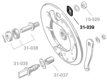 Washer for stud, B/T 36-57