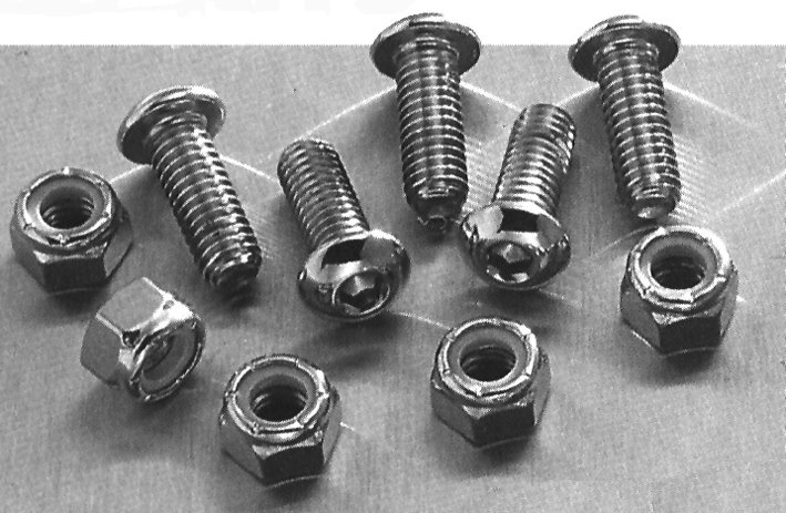 Bult/mutter sats, bromsskiva FL/FX 73-80 b,FL 72-84 f,insex