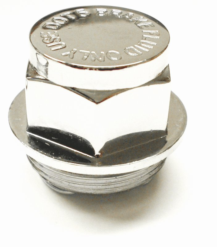 Master cylinder cap, 58-78, chrome