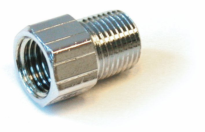 Adapter nippel, rak, H-D 72-81, 1/8