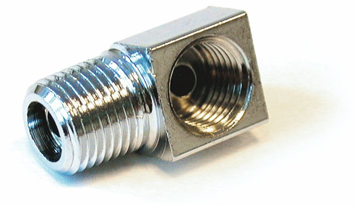 Adapter nippel, 90 gr, H-D 72-81, 1/8 NPTx3/16