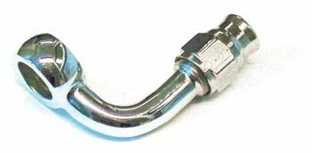 Slanganslutning, 90 grader, banjo 10mm