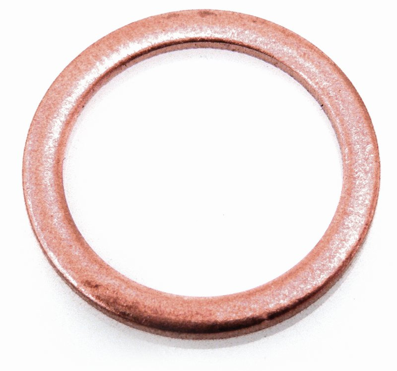 Kopparbricka M12, passar banjobult/adapternippel