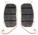 Brake pads front all XL 04-up, (excpt XR1200), SBS