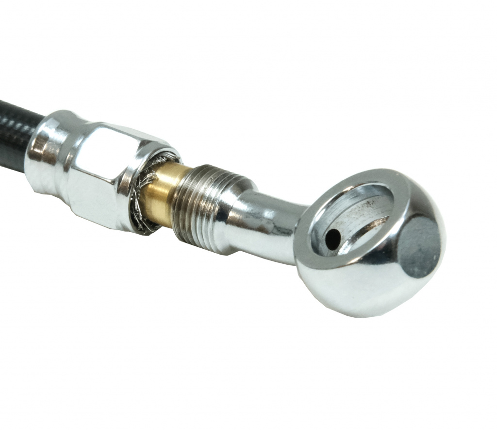 DIY Sats Bromsledning - Enkelok HD Svart, 1.5 M