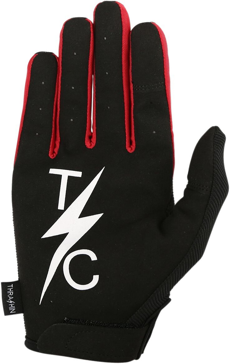 Thrashin Supply Co.  Glove Stlth Blk/Red Xl