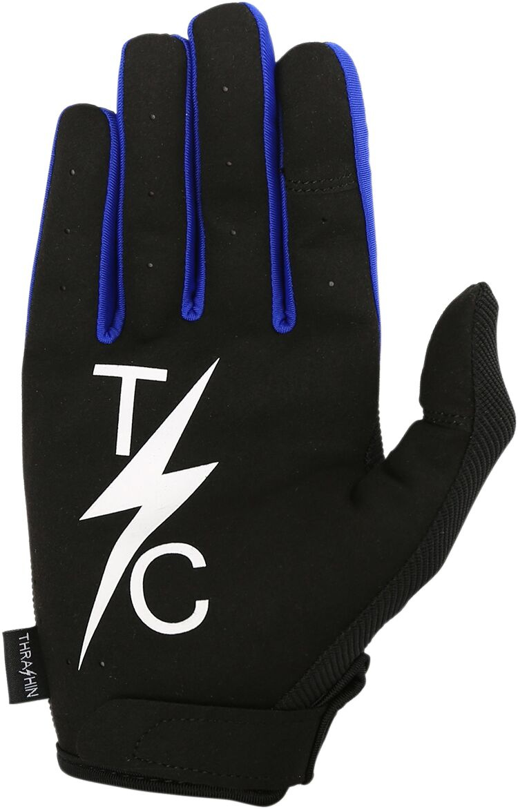 Thrashin Supply Co.  Glove Stlth Blk/Blu Md