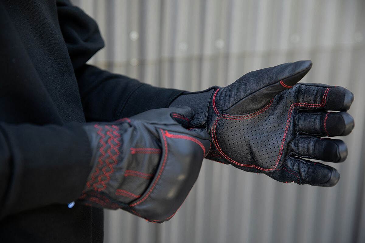 Biltwell Glove Belden Redline Xs Glove Belden Redline Xs