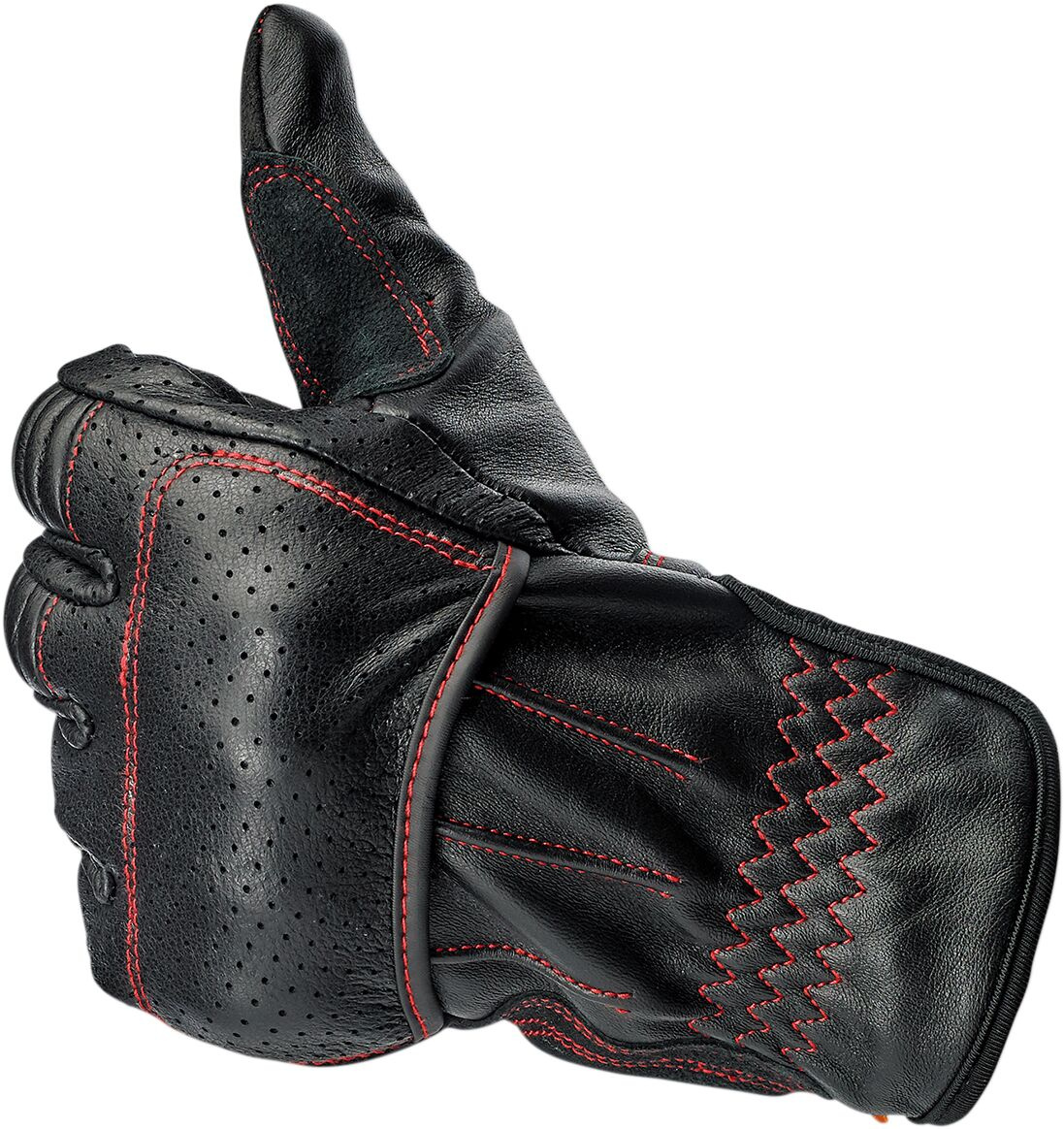 Biltwell Glove Borrego Redline Xs Glove Borrego Redline Xs