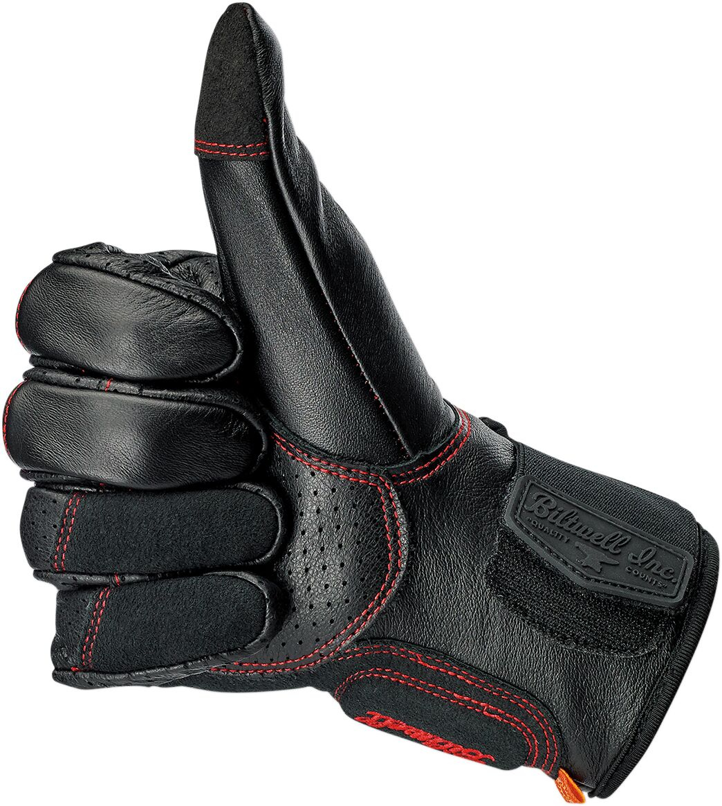 Biltwell Glove Borrego Redline Xs Glove Borrego Redline Xs