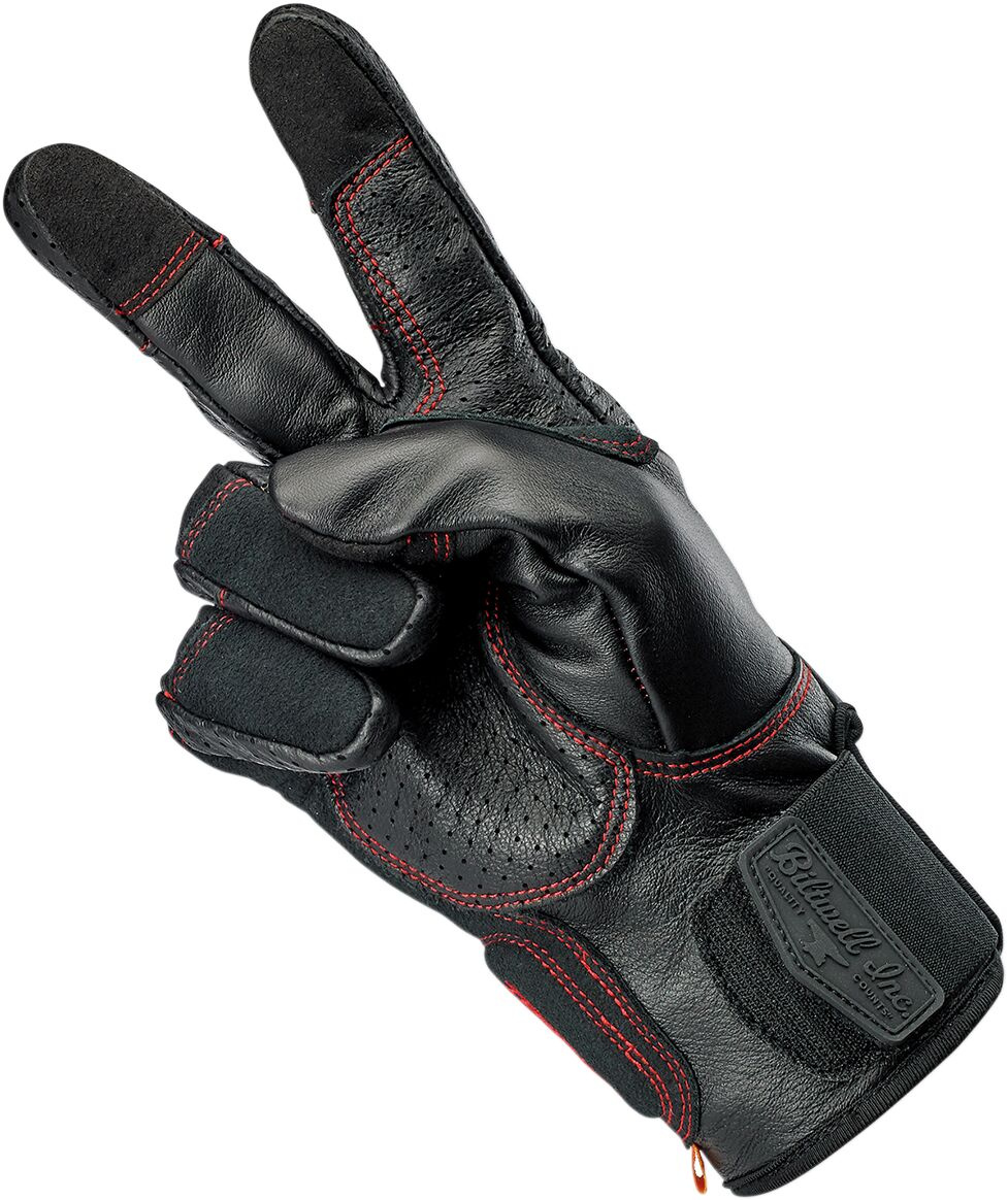 Biltwell Glove Borrego Redline Xs Glove Borrego Redline Xs