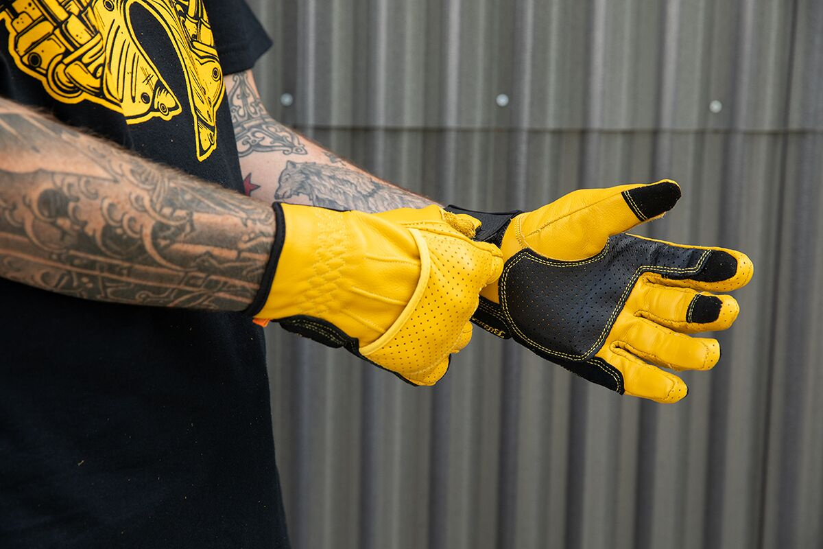 Biltwell Glove Borrego Gold Xs Glove Borrego Gold Xs