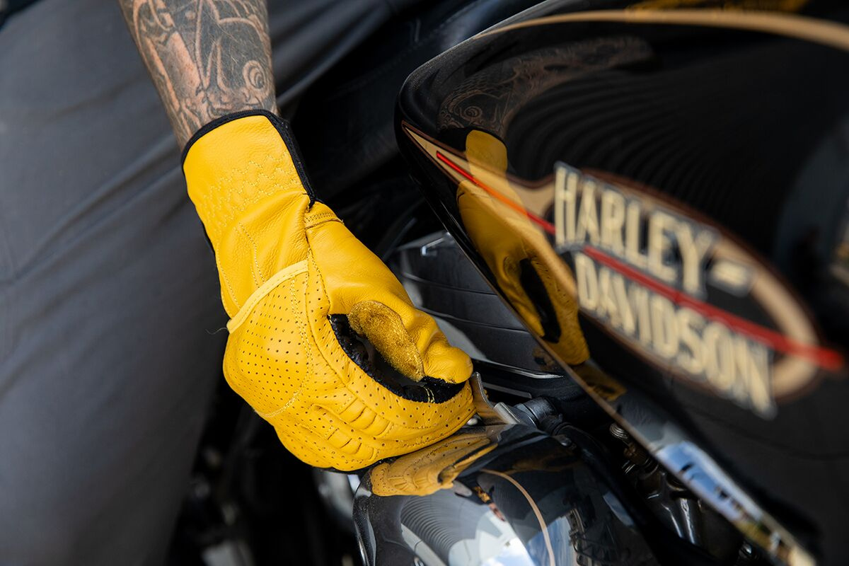 Biltwell Glove Borrego Gold Xs Glove Borrego Gold Xs