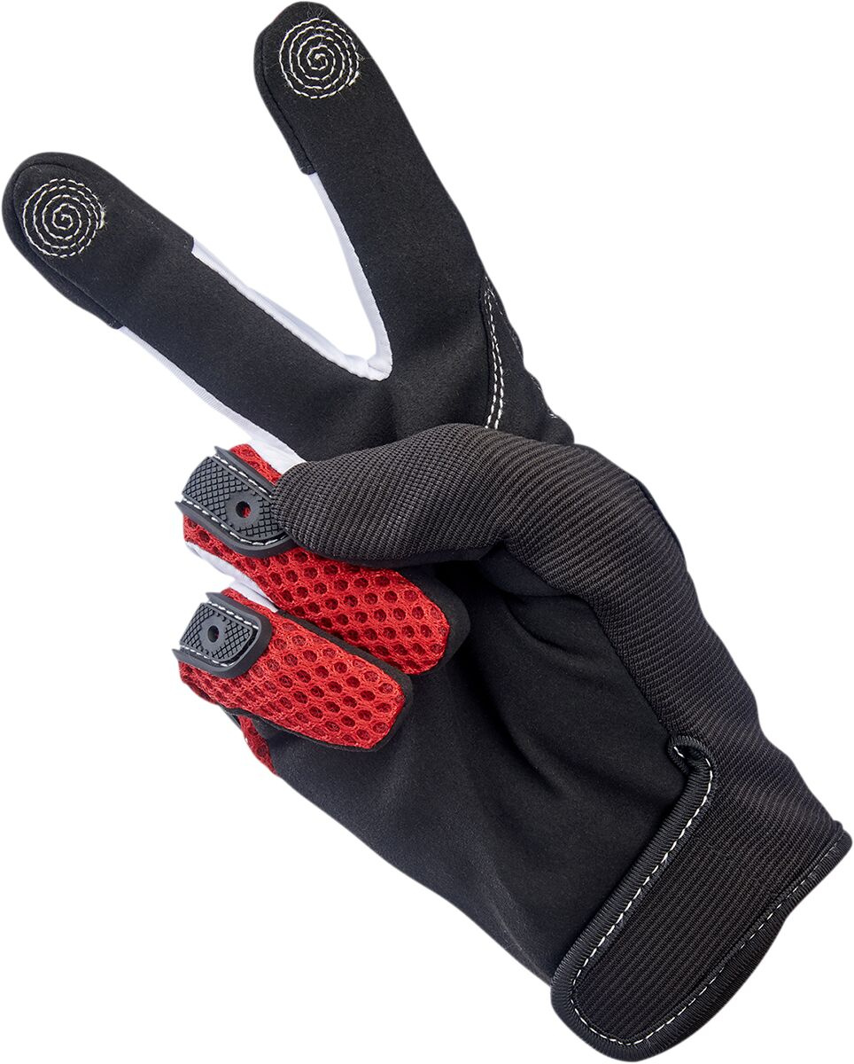 Biltwell Gloves Anza Red/Blk Md Gloves Anza Red/Blk Md