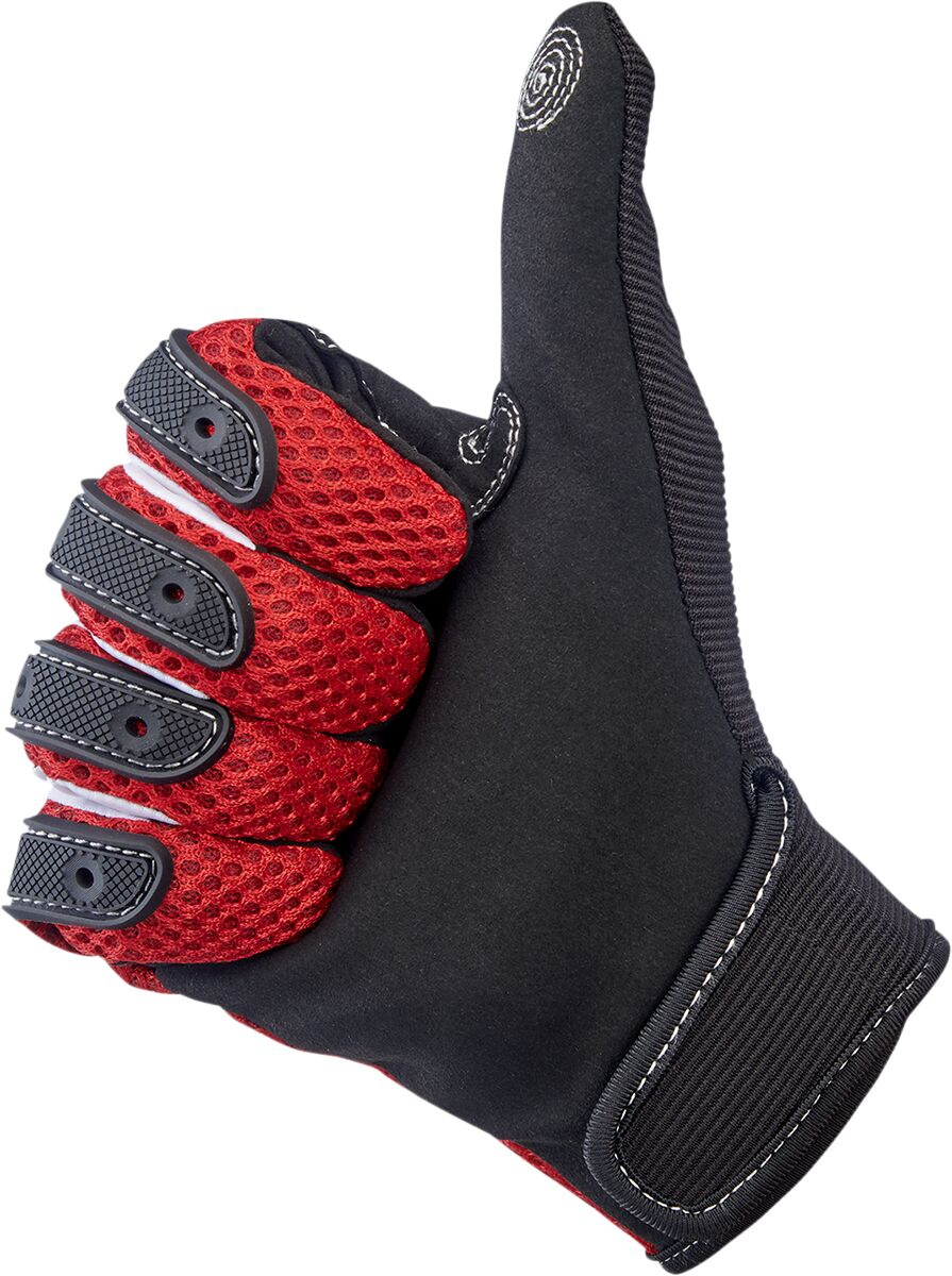 Biltwell Gloves Anza Red/Blk Xxl Gloves Anza Red/Blk Xxl
