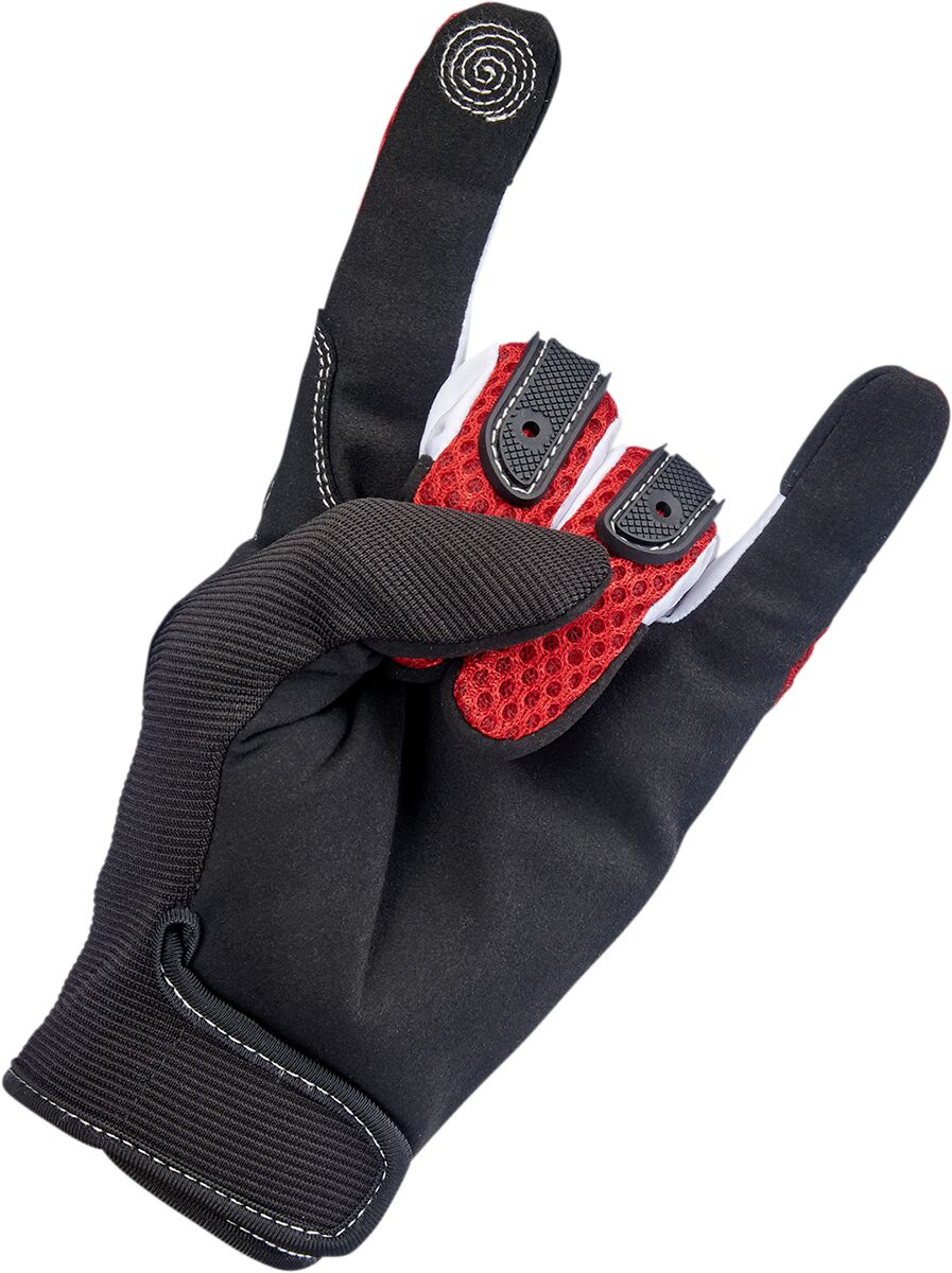 Biltwell Gloves Anza Red/Blk Xxl Gloves Anza Red/Blk Xxl