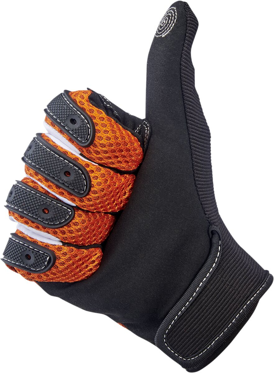 Biltwell Gloves Anza Org/Blk Sm Gloves Anza Org/Blk Sm
