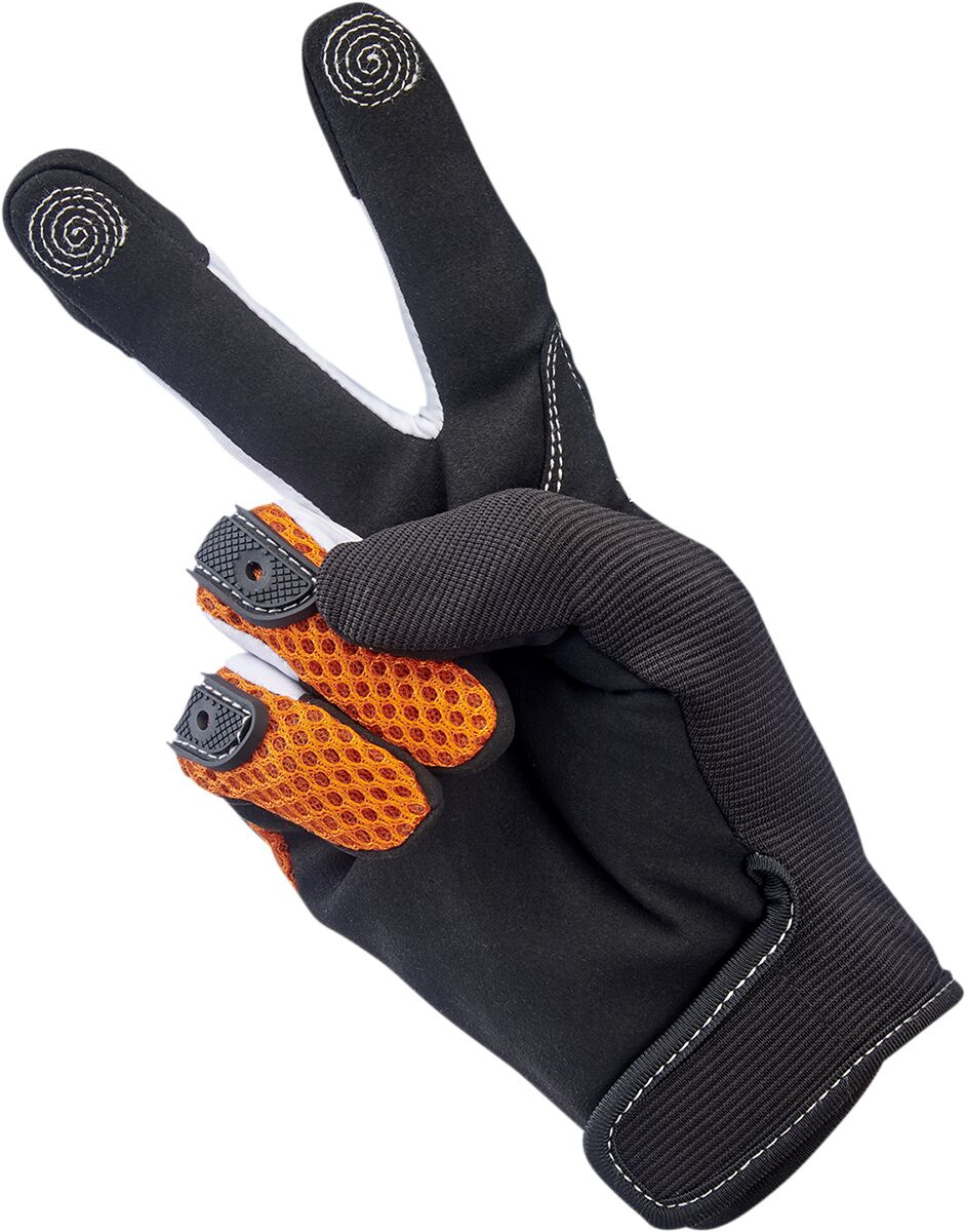 Biltwell Gloves Anza Org/Blk Sm Gloves Anza Org/Blk Sm