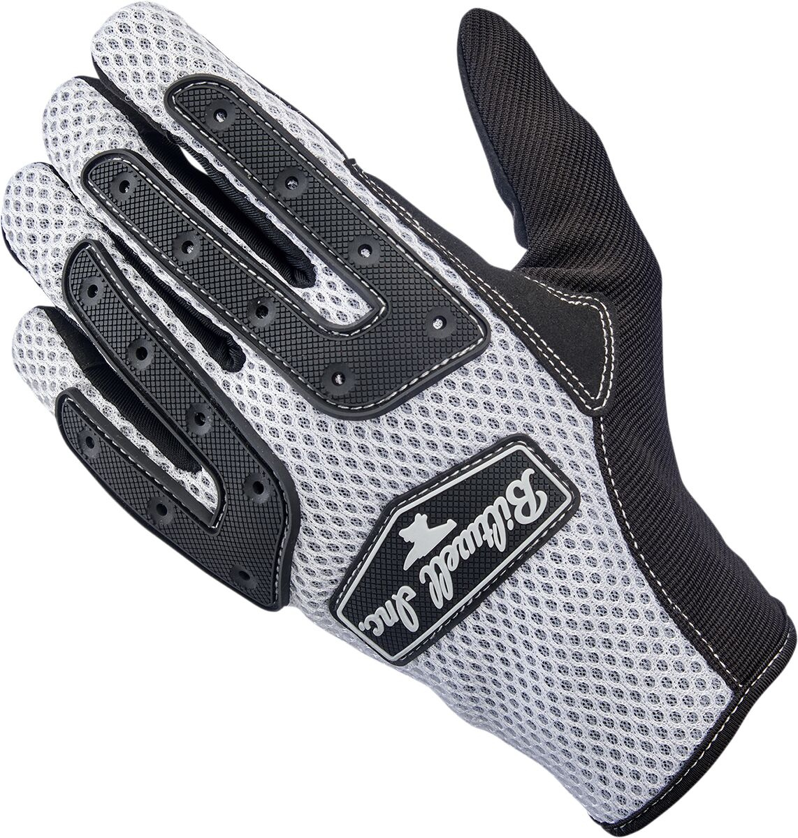 Biltwell Gloves Anza Wht/Blk Lg Gloves Anza Wht/Blk Lg