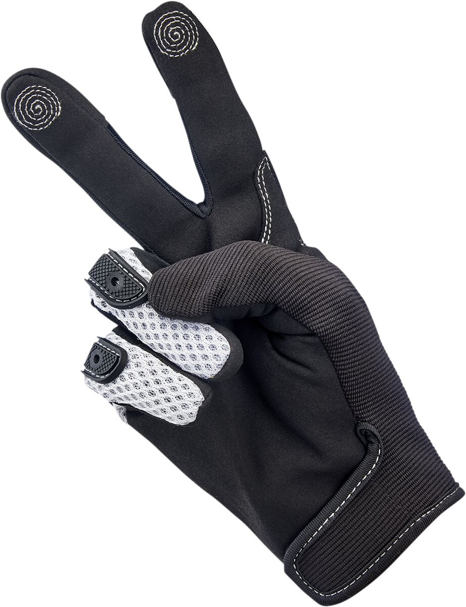 Biltwell Gloves Anza Wht/Blk Xxl Gloves Anza Wht/Blk Xxl