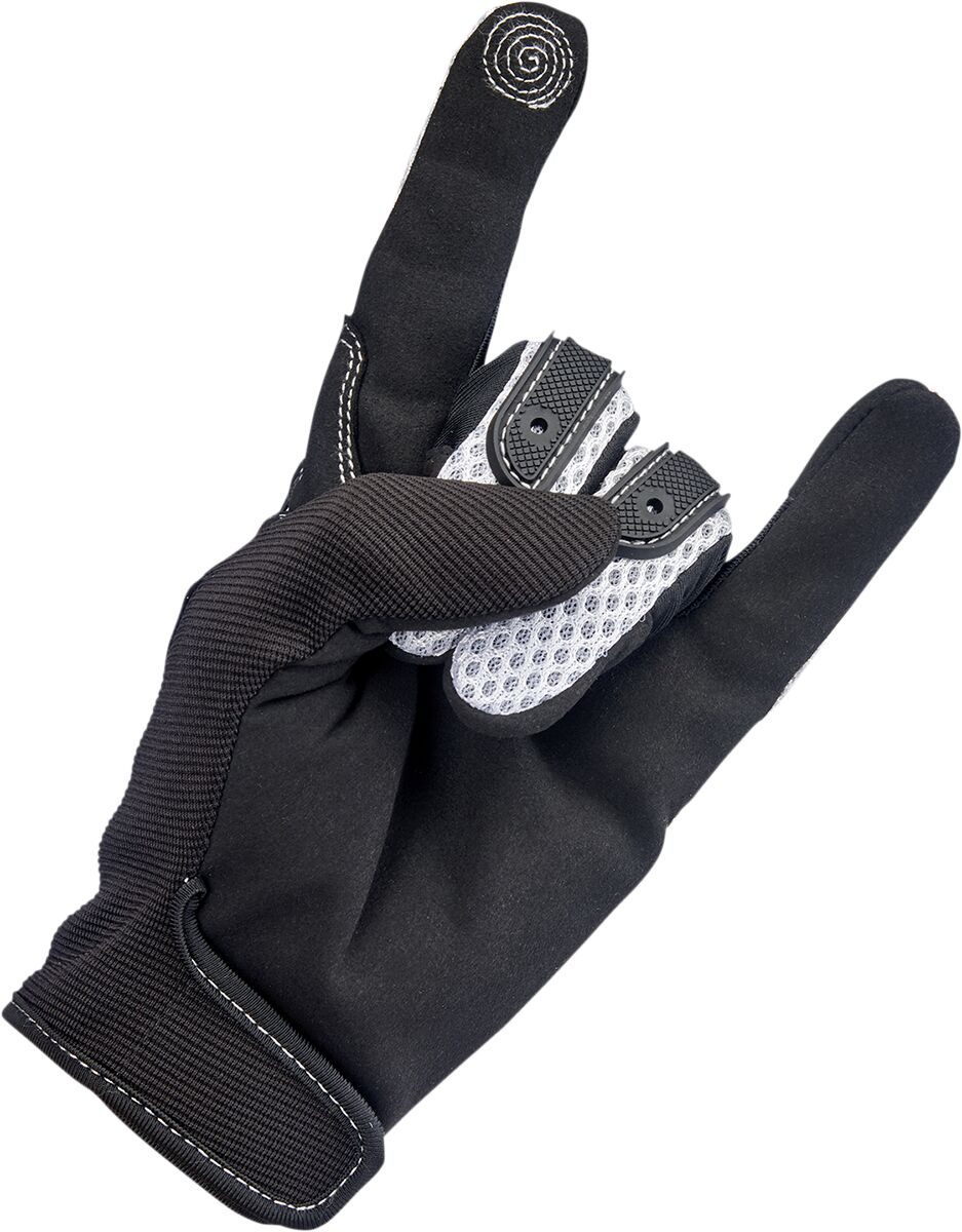 Biltwell Gloves Anza Wht/Blk Xxl Gloves Anza Wht/Blk Xxl