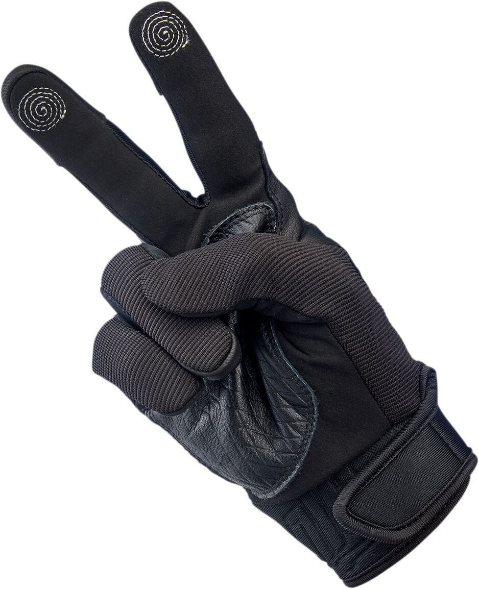 Biltwell Gloves Baja Blk Lg Gloves Baja Blk Lg