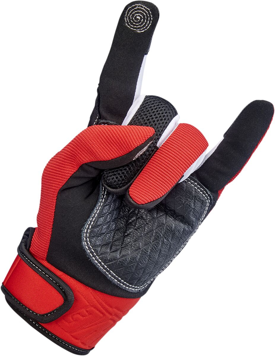Biltwell Gloves Baja Red/Blk Xxl Gloves Baja Red/Blk Xxl