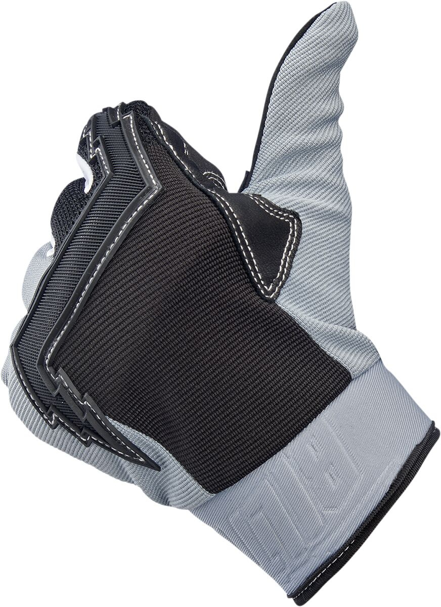 Biltwell Gloves Baja Gry/Blk Xs Gloves Baja Gry/Blk Xs