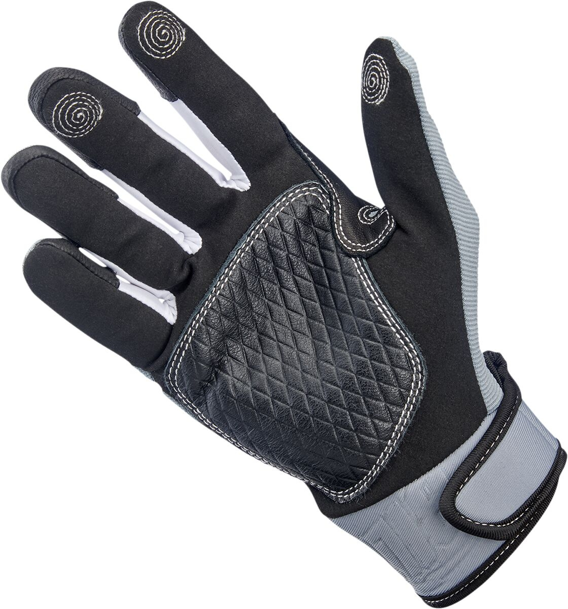 Biltwell Gloves Baja Gry/Blk Sm Gloves Baja Gry/Blk Sm